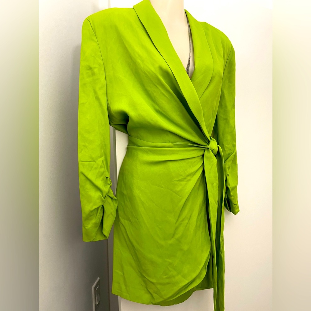 Lined wrap dress